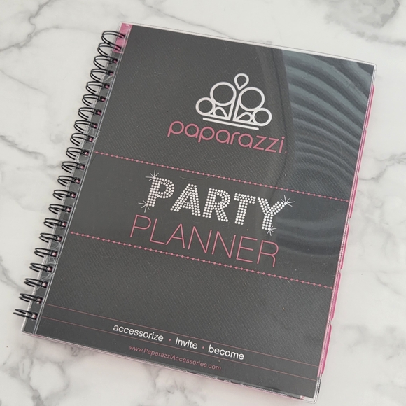 paparazzi Other - Paparazzi Consultant Organizer Black and Pink Party Planner Spiral Bound
